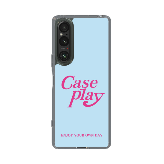 Slim Protection Case［ Original - ENJOY YOUR OWN DAY - Light Blue ］