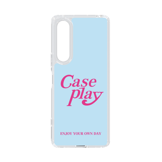 Slim Protection Case［ Original - ENJOY YOUR OWN DAY - Light Blue ］