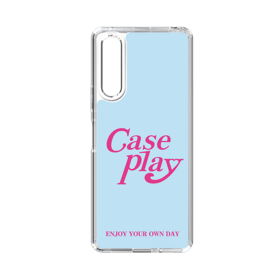 Slim Protection Case［ Original - ENJOY YOUR OWN DAY - Light Blue ］