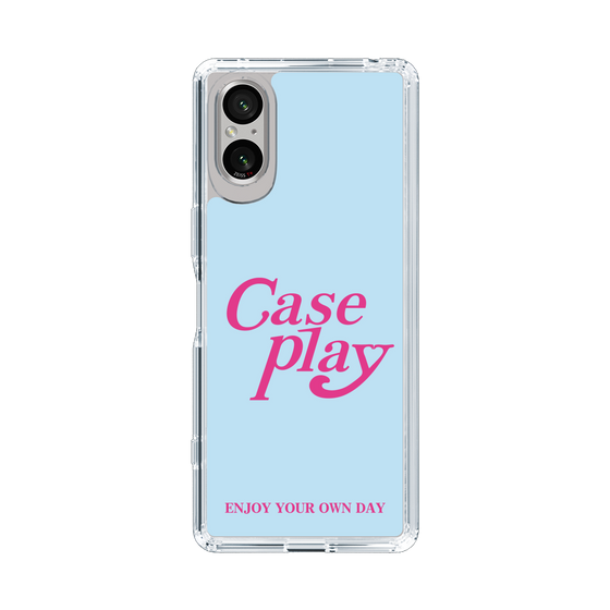 Slim Protection Case［ Original - ENJOY YOUR OWN DAY - Light Blue ］