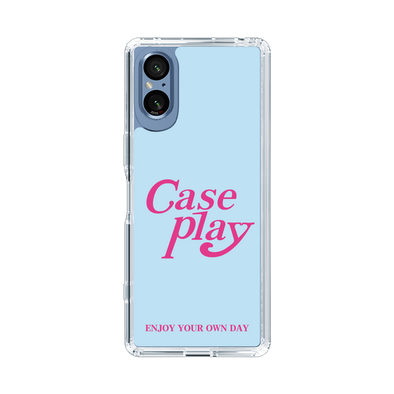 Slim Protection Case［ Original - ENJOY YOUR OWN DAY - Light Blue ］