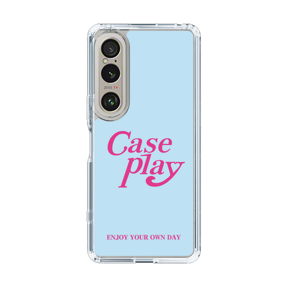 Slim Protection Case［ Original - ENJOY YOUR OWN DAY - Light Blue ］