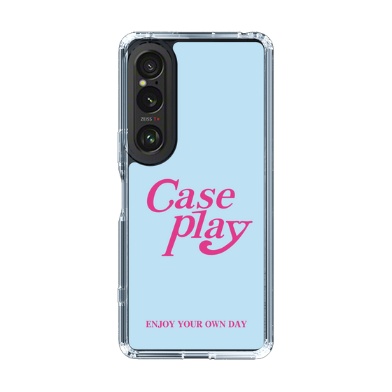 Slim Protection Case［ Original - ENJOY YOUR OWN DAY - Light Blue ］