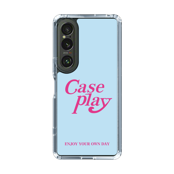 Slim Protection Case［ Original - ENJOY YOUR OWN DAY - Light Blue ］