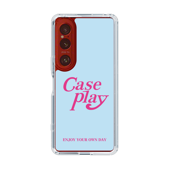 Slim Protection Case［ Original - ENJOY YOUR OWN DAY - Light Blue ］