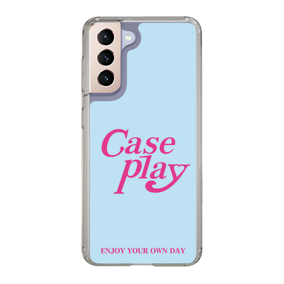 Slim Protection Case［ Original - ENJOY YOUR OWN DAY - Light Blue ］