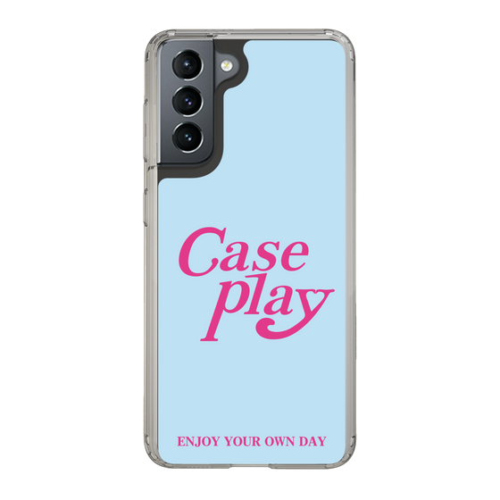 Slim Protection Case［ Original - ENJOY YOUR OWN DAY - Light Blue ］