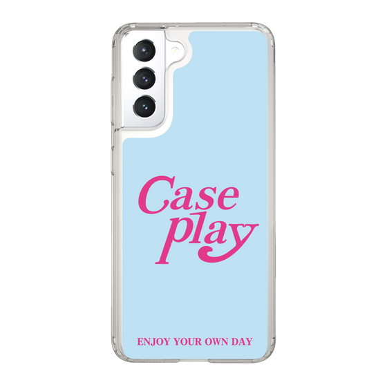 Slim Protection Case［ Original - ENJOY YOUR OWN DAY - Light Blue ］