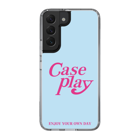 Slim Protection Case［ Original - ENJOY YOUR OWN DAY - Light Blue ］