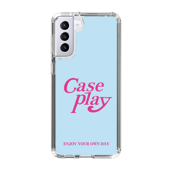 Slim Protection Case［ Original - ENJOY YOUR OWN DAY - Light Blue ］