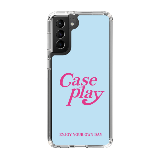 Slim Protection Case［ Original - ENJOY YOUR OWN DAY - Light Blue ］