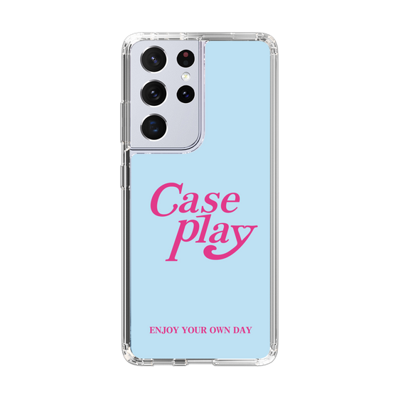 Slim Protection Case［ Original - ENJOY YOUR OWN DAY - Light Blue ］