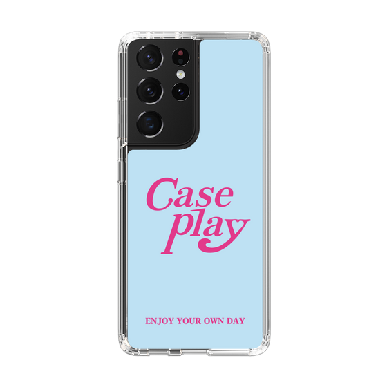 Slim Protection Case［ Original - ENJOY YOUR OWN DAY - Light Blue ］