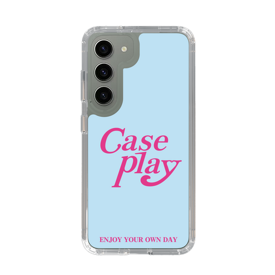 Slim Protection Case［ Original - ENJOY YOUR OWN DAY - Light Blue ］