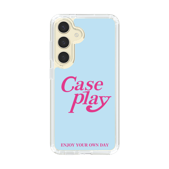 Slim Protection Case［ Original - ENJOY YOUR OWN DAY - Light Blue ］