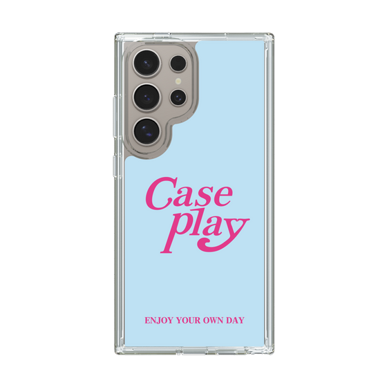 Slim Protection Case［ Original - ENJOY YOUR OWN DAY - Light Blue ］