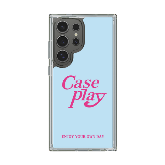 Slim Protection Case［ Original - ENJOY YOUR OWN DAY - Light Blue ］