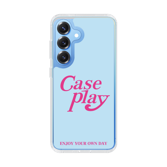 Slim Protection Case［ Original - ENJOY YOUR OWN DAY - Light Blue ］