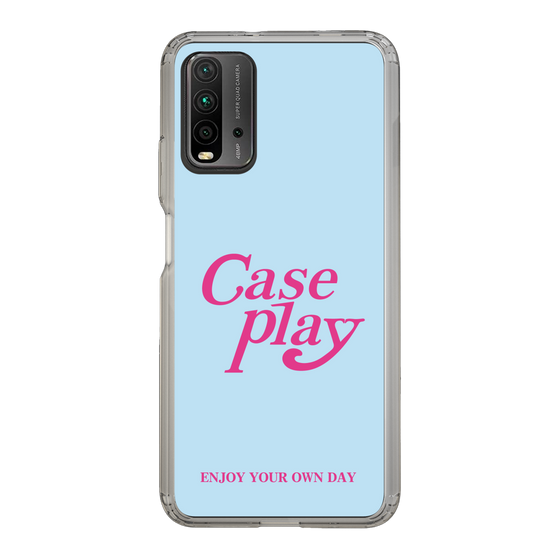 Slim Protection Case［ Original - ENJOY YOUR OWN DAY - Light Blue ］