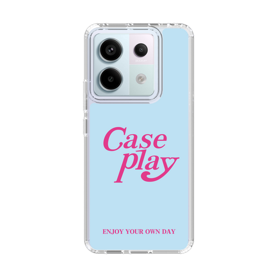 Slim Protection Case［ Original - ENJOY YOUR OWN DAY - Light Blue ］