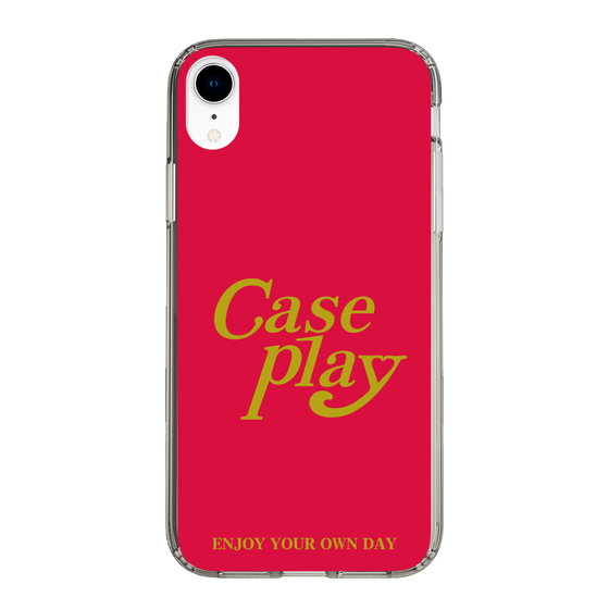 Slim Protection Case［ Original - ENJOY YOUR OWN DAY - Red ］