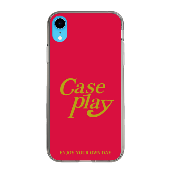 Slim Protection Case［ Original - ENJOY YOUR OWN DAY - Red ］