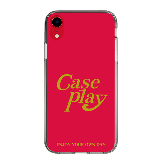 Slim Protection Case［ Original - ENJOY YOUR OWN DAY - Red ］