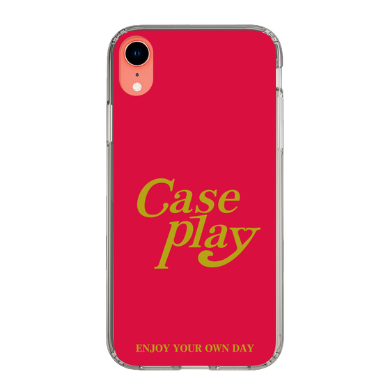 Slim Protection Case［ Original - ENJOY YOUR OWN DAY - Red ］