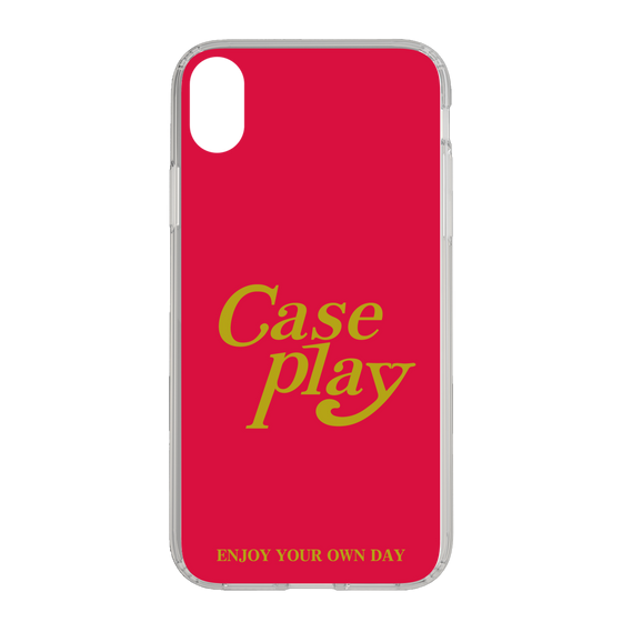 Slim Protection Case［ Original - ENJOY YOUR OWN DAY - Red ］