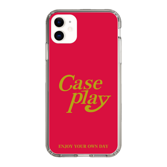 Slim Protection Case［ Original - ENJOY YOUR OWN DAY - Red ］