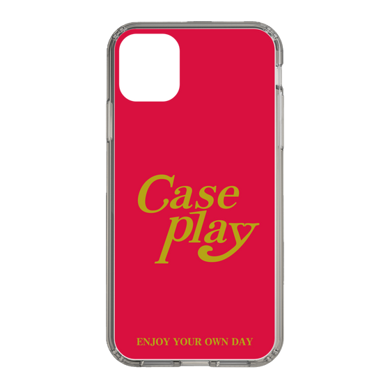 Slim Protection Case［ Original - ENJOY YOUR OWN DAY - Red ］