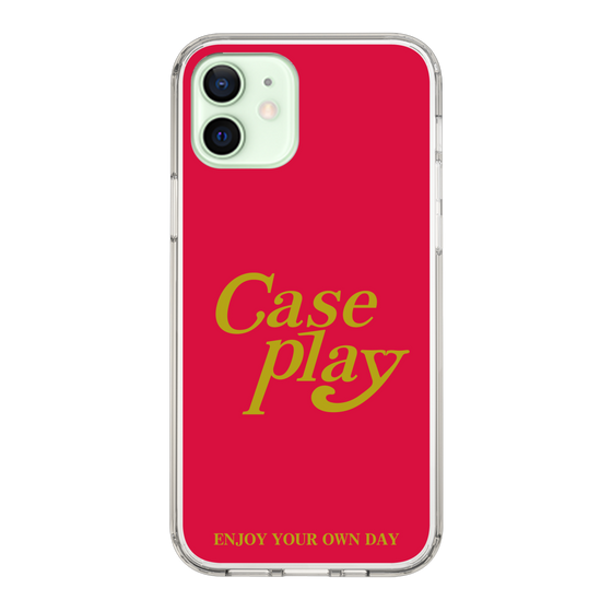 Slim Protection Case［ Original - ENJOY YOUR OWN DAY - Red ］