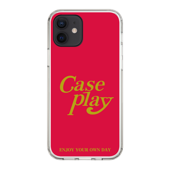 Slim Protection Case［ Original - ENJOY YOUR OWN DAY - Red ］