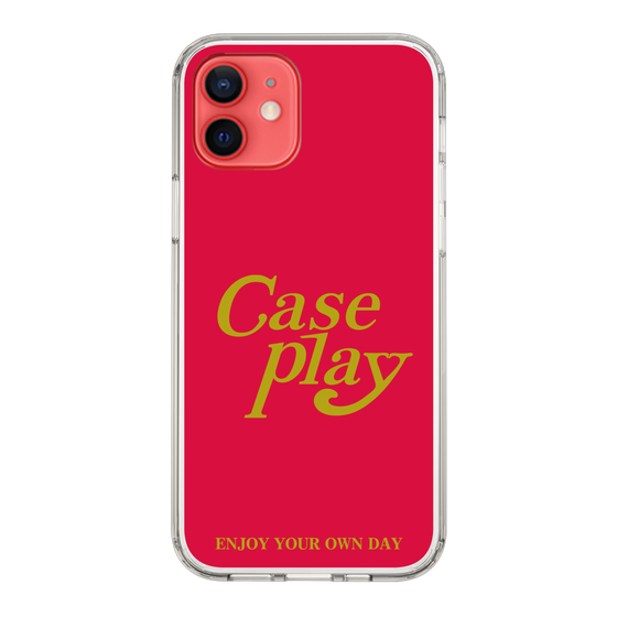Slim Protection Case［ Original - ENJOY YOUR OWN DAY - Red ］