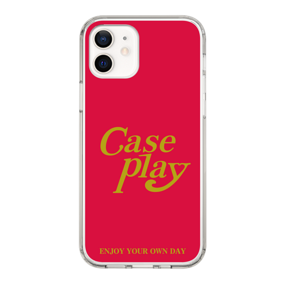 Slim Protection Case［ Original - ENJOY YOUR OWN DAY - Red ］