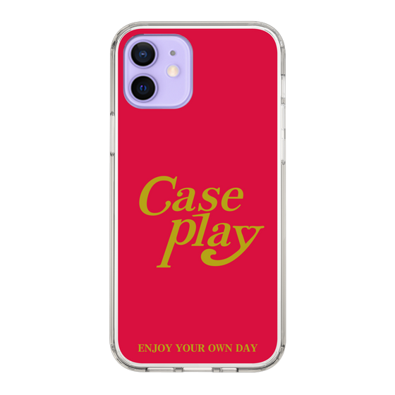 Slim Protection Case［ Original - ENJOY YOUR OWN DAY - Red ］