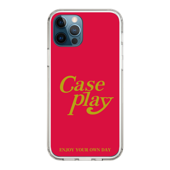 Slim Protection Case［ Original - ENJOY YOUR OWN DAY - Red ］