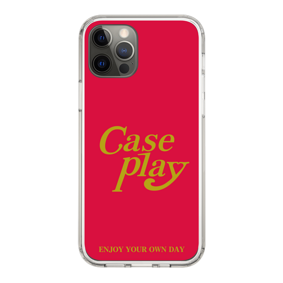 Slim Protection Case［ Original - ENJOY YOUR OWN DAY - Red ］