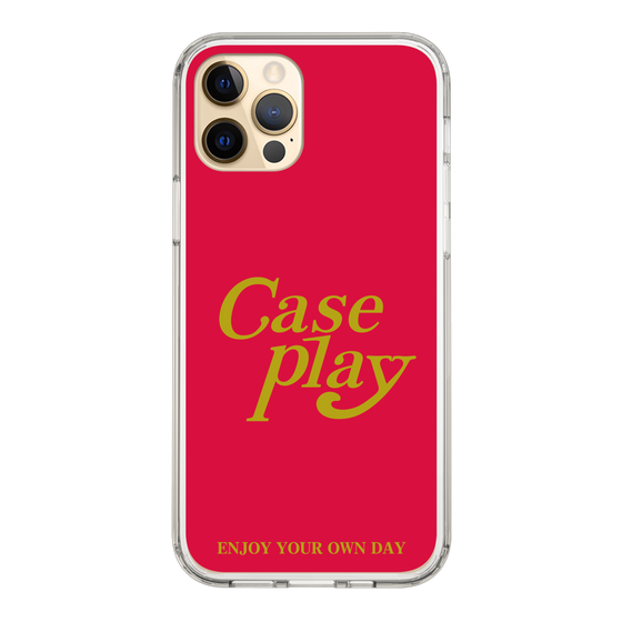 Slim Protection Case［ Original - ENJOY YOUR OWN DAY - Red ］
