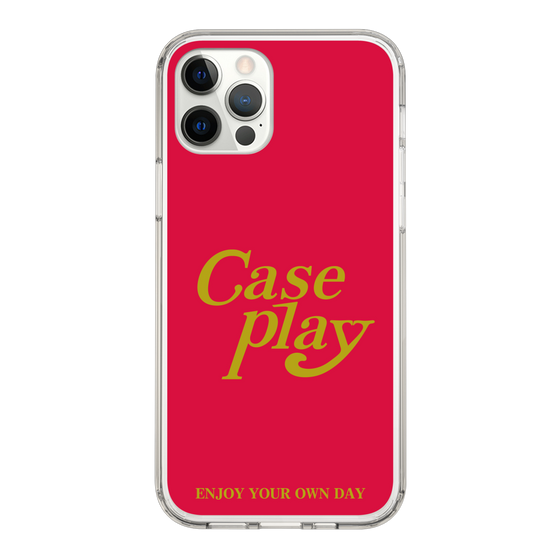 Slim Protection Case［ Original - ENJOY YOUR OWN DAY - Red ］