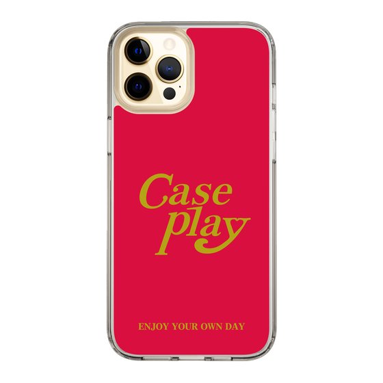 Slim Protection Case［ Original - ENJOY YOUR OWN DAY - Red ］