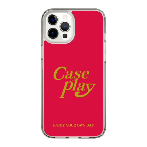 Slim Protection Case［ Original - ENJOY YOUR OWN DAY - Red ］