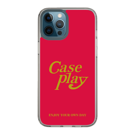 Slim Protection Case［ Original - ENJOY YOUR OWN DAY - Red ］