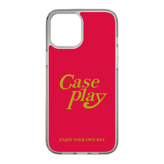 Slim Protection Case［ Original - ENJOY YOUR OWN DAY - Red ］