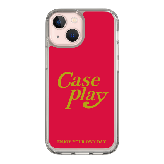 Slim Protection Case［ Original - ENJOY YOUR OWN DAY - Red ］
