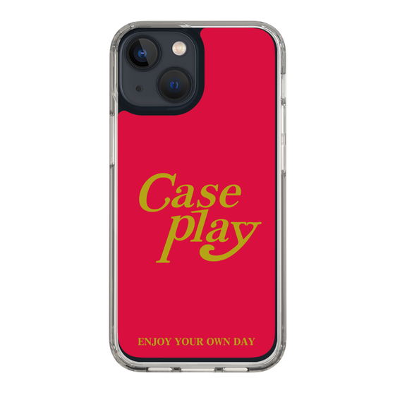 Slim Protection Case［ Original - ENJOY YOUR OWN DAY - Red ］