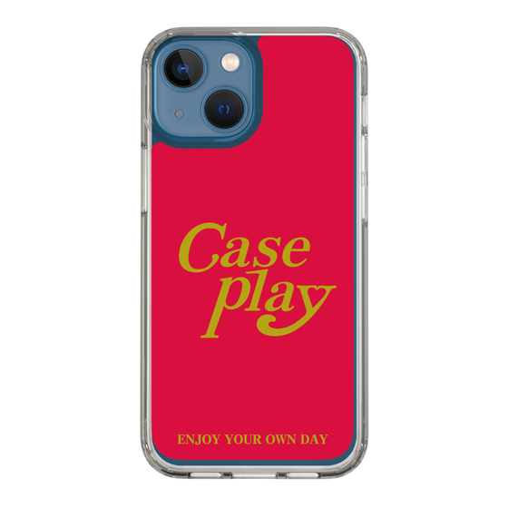 Slim Protection Case［ Original - ENJOY YOUR OWN DAY - Red ］