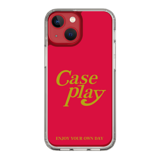 Slim Protection Case［ Original - ENJOY YOUR OWN DAY - Red ］