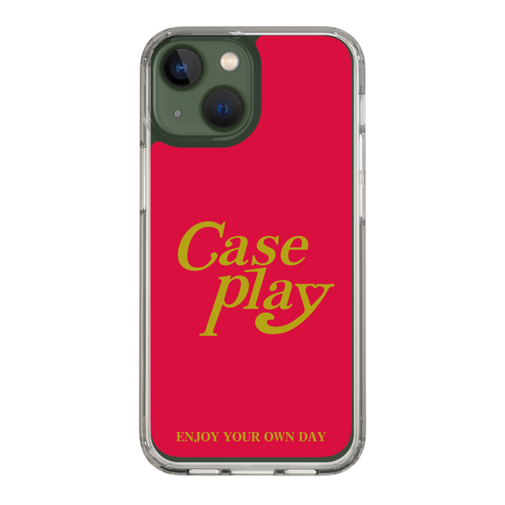 Slim Protection Case［ Original - ENJOY YOUR OWN DAY - Red ］
