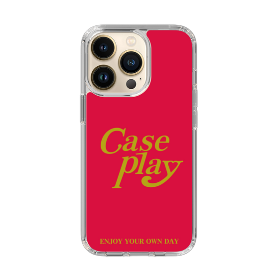 Slim Protection Case［ Original - ENJOY YOUR OWN DAY - Red ］